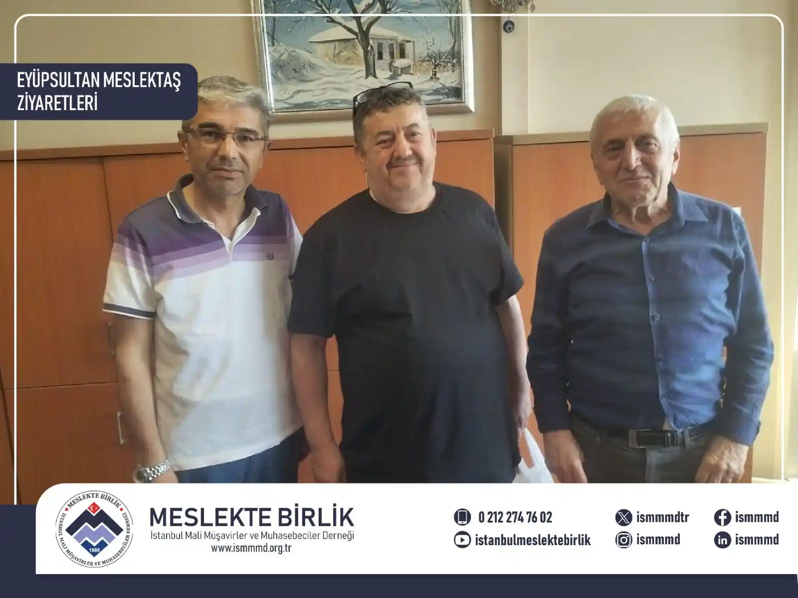 Image from İstanbul Meslekte Birlik: İstanbul’un her ilçesinde meslektaşlarımız ile buluşmaya devam ediyoru...
