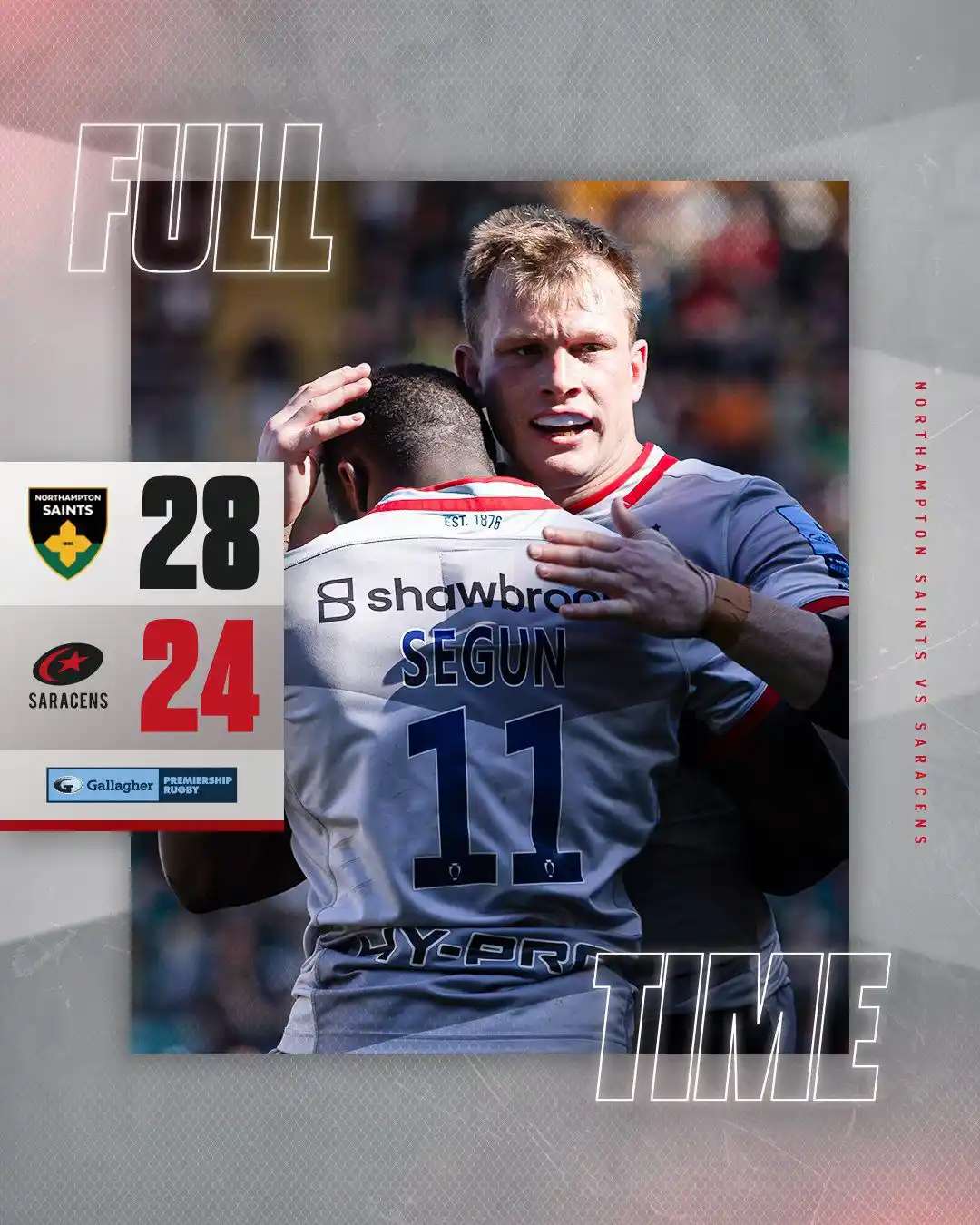 Saracens Rugby Club  post
