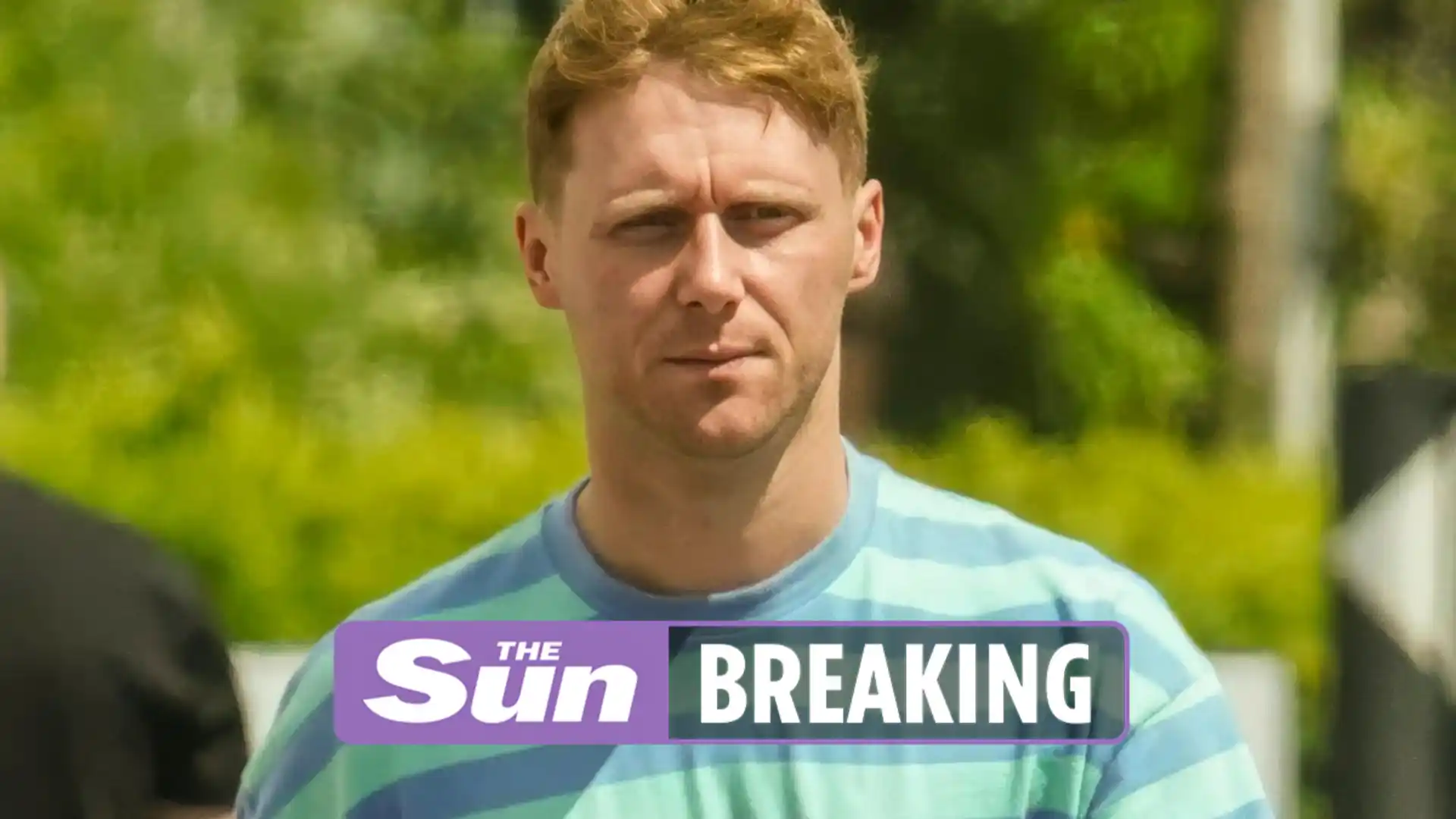 Image from The Sun: Jamie Borthwick seen for the first time since being suspended from Eas...