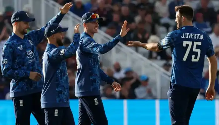 Image from @eagle_cric: Jamie Overton ruled out of West Indies series due to broken finger....
