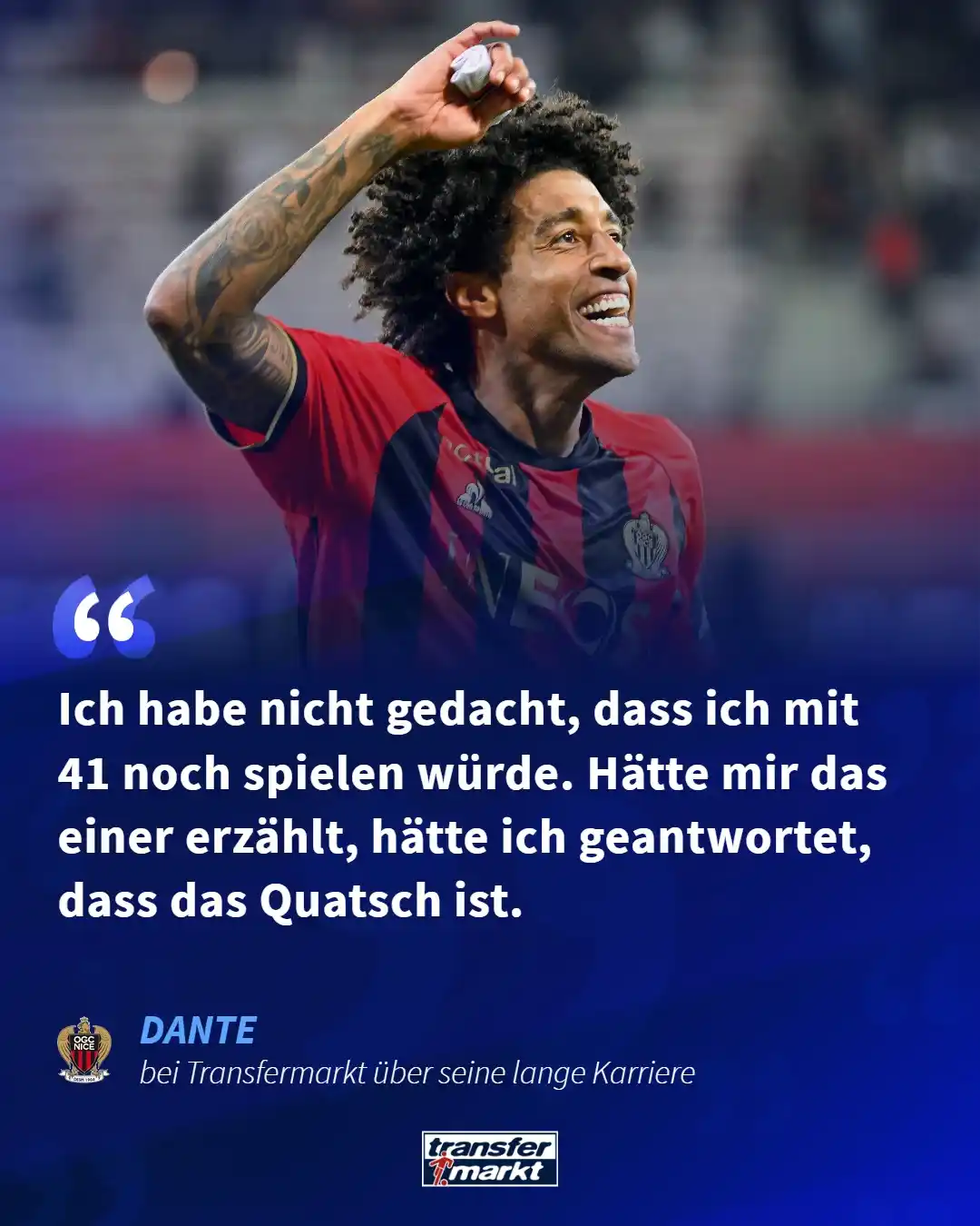 Image from Transfermarkt.de: Kaum zu glauben, aber Dante spielt noch mit 41 Jahren auf höchstem Niv...