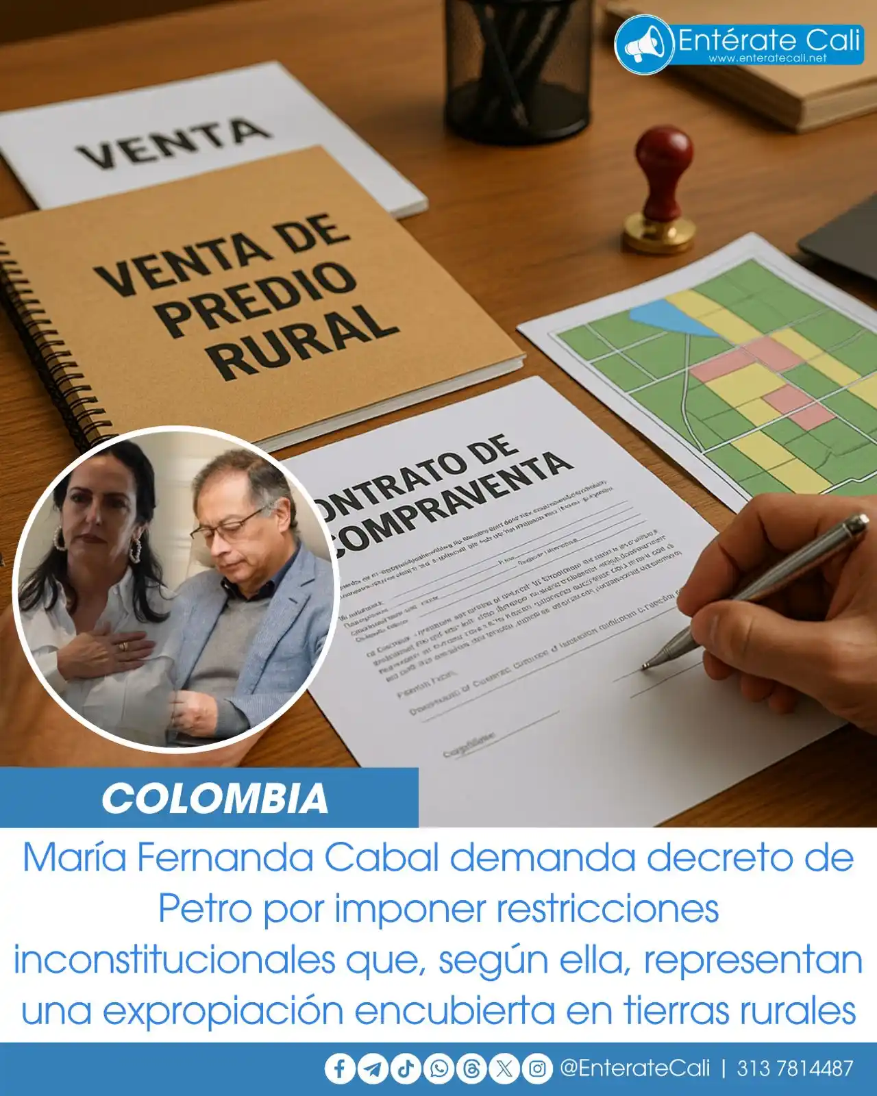 Image from Entérate Cali: La senadora María Fernanda Cabal presentó una demanda de nulidad contr...