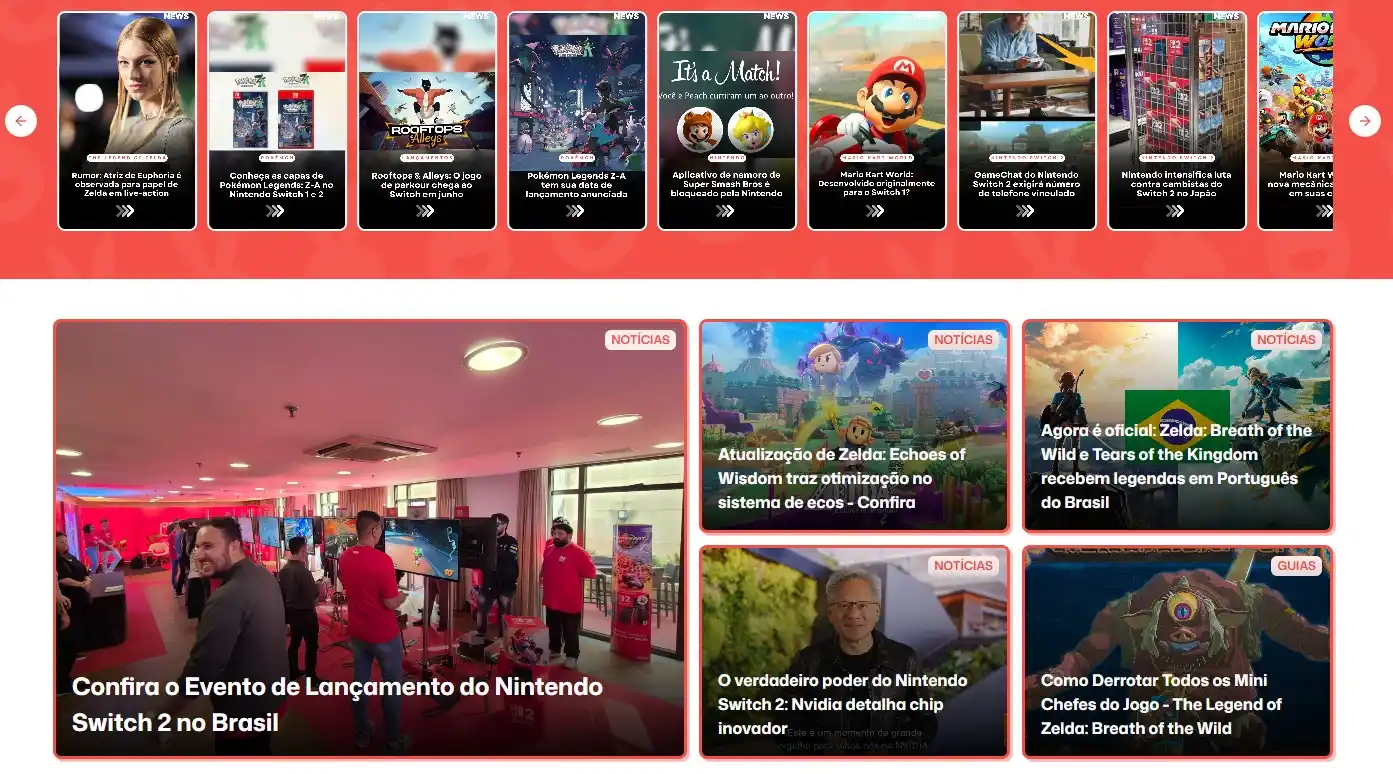 Image from NintendoBarato.com.br: 🔴 *LANÇAMENTO - COELHO NEWS - O Mais novo portal de notícias Nintendo...