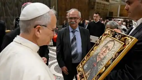 Image from Vatican News PL: *Leon XIV: bł. kard. Hossu, apostoł nadziei, ratował Żydów podczas woj...