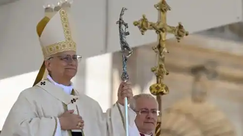 Image from Vatican News PL: *Leon XIV: pielęgnujcie katolicką wiarę, to ona wspierała waszych dzia...