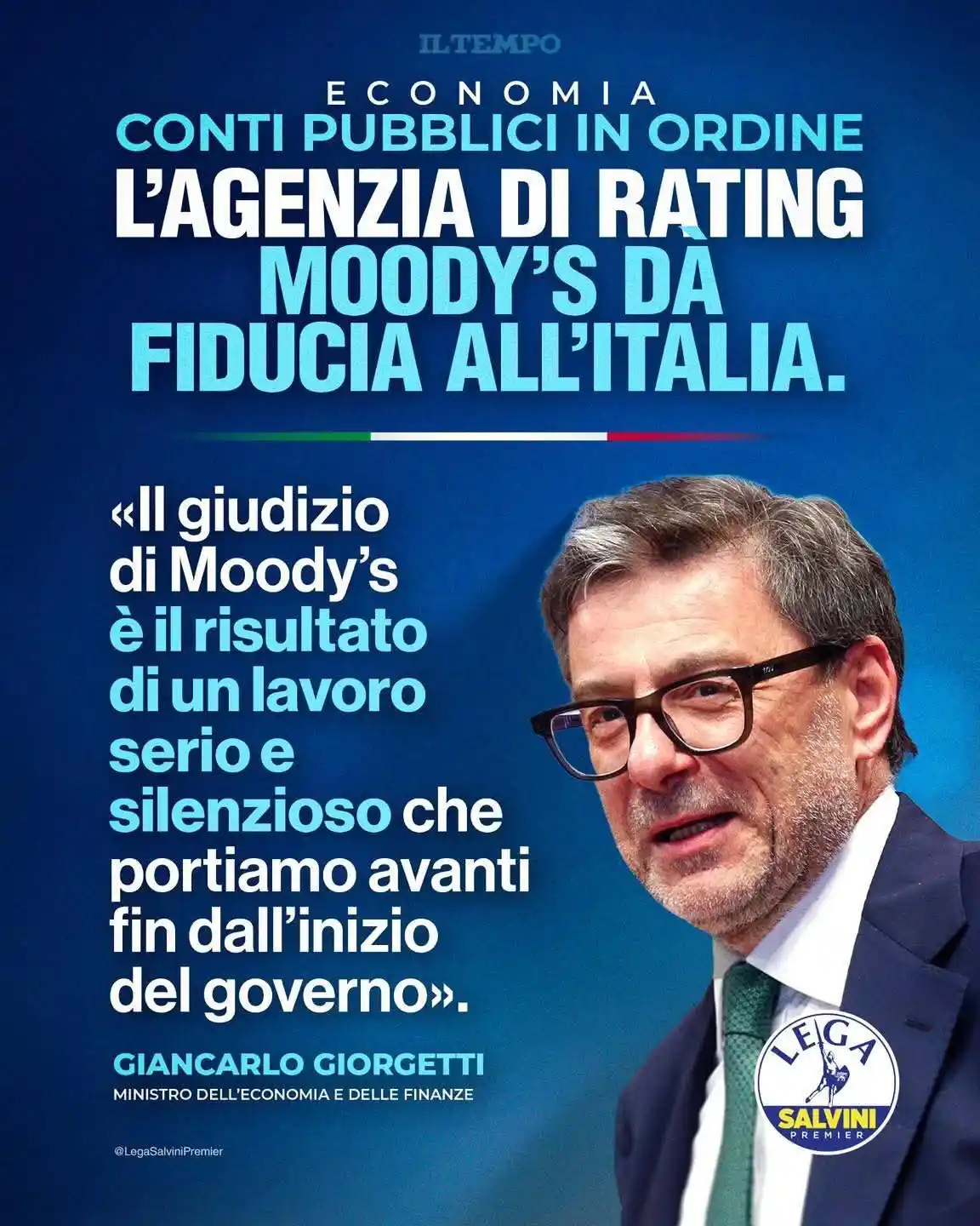 Image from Alvaro Andrea Zippo: L'impegno e la competenza del Ministro Giorgetti sono stati cruciali p...