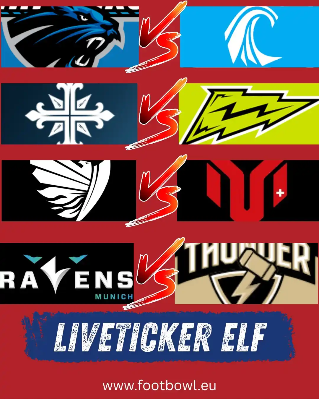 Image from Foot Bowl: *Liveticker zur European League of Football am Sonntag* *Panthers* 21...