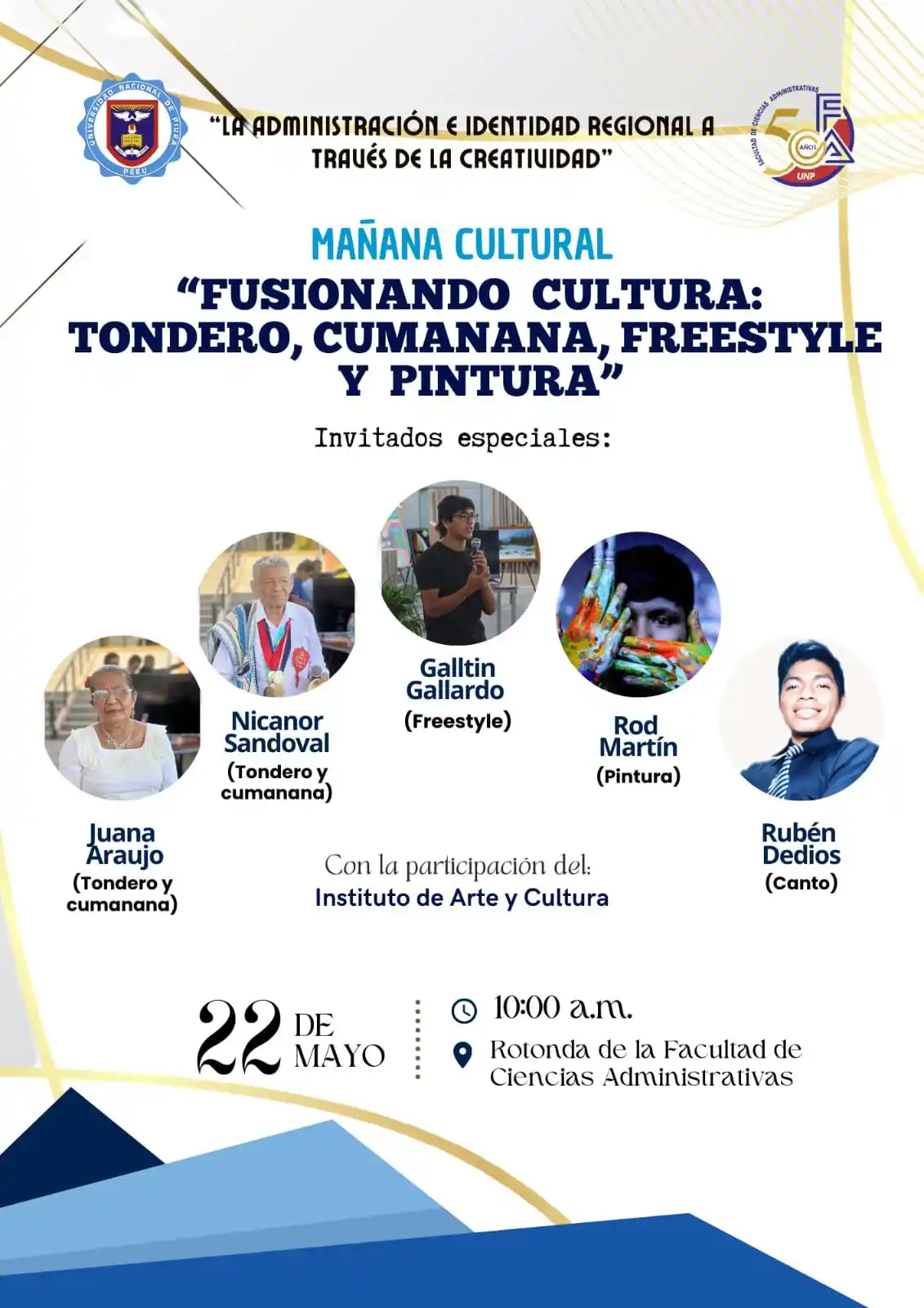 Image from ๐๐๐ - ๐๐๐๐๐ ๐๐๐๐๐๐๐๐ โ๏ธ: *MAรANA CULTURAL* ๐ Celebrando los 50 aรฑos de la Facultad de Adminis...