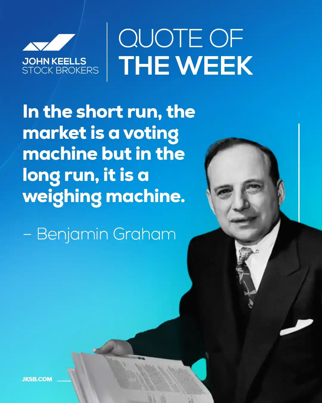 Image from John Keells Stock Brokers: Markets may be driven by hype in the short term, but over time, it’s f...