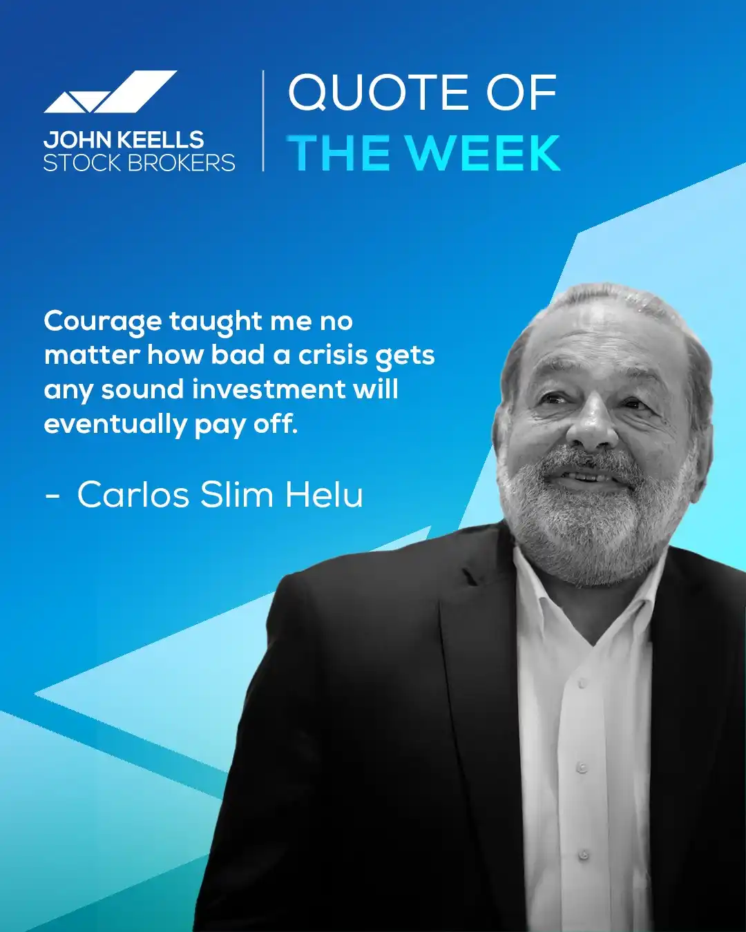 Image from John Keells Stock Brokers: Markets may shake—but strong investments don’t break. Crisis reveals t...
