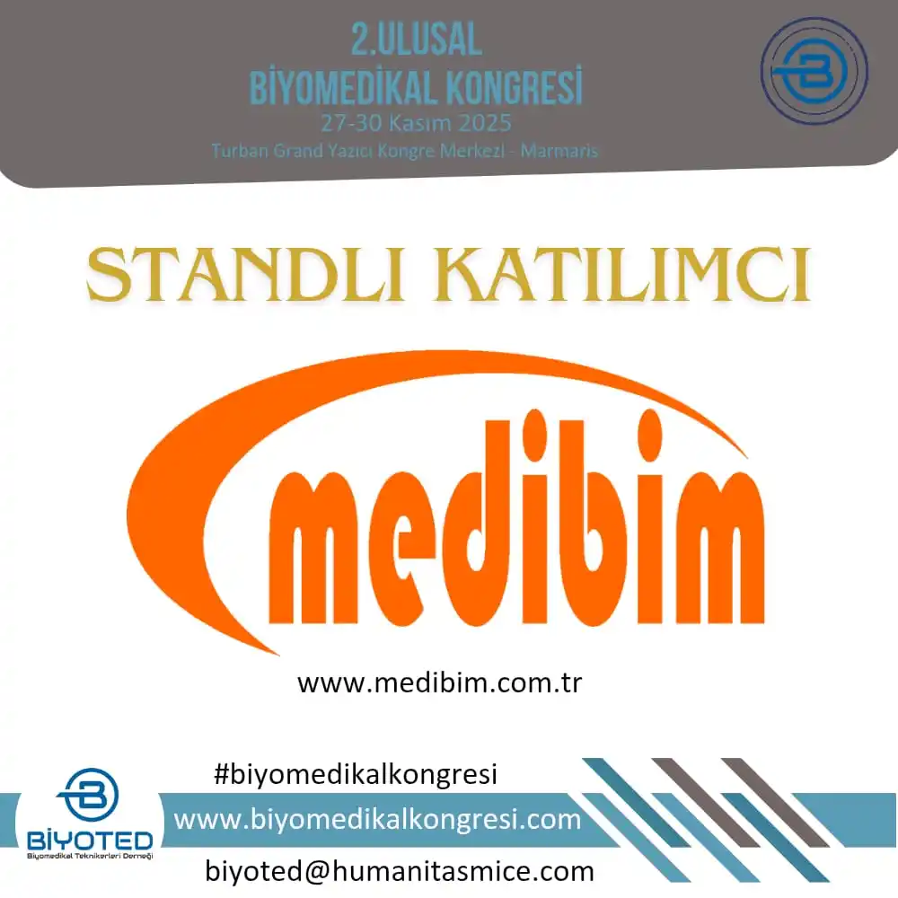 Image from Biyomedikal: Medibim, 2. Biyomedikal Kongresinde Standlı katılımcı olacaktır. www...