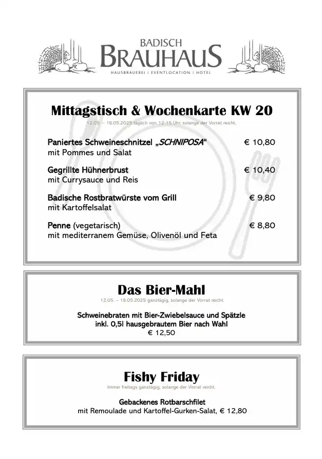s'Badisch Brauhaus post
