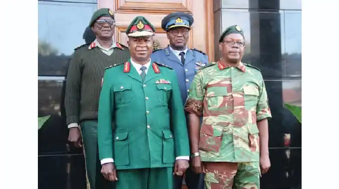 Image from ZNN News: *📰Mnangagwa Promotes FAZ Boss, Returns Him To The Barracks* *FOLLOW...
