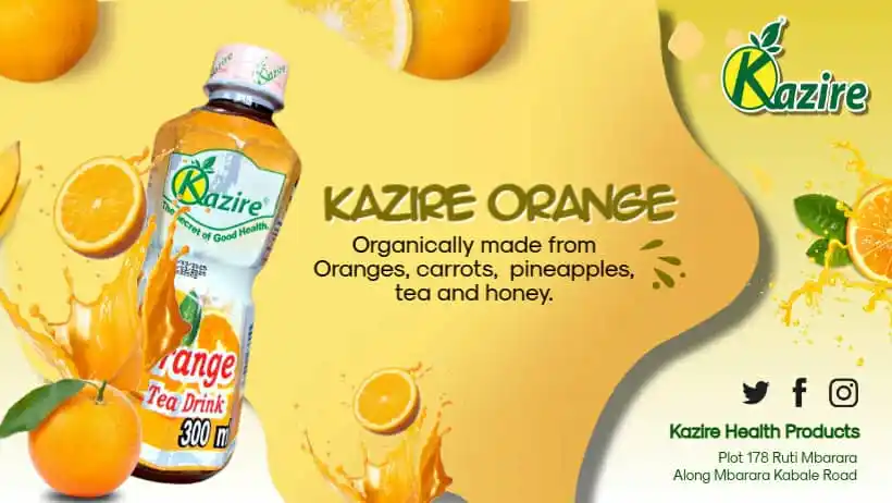 Image from Kazire Health Products Limited: Naturally sweet and incredibly healthy – Kazire Orange Tea drink avail...