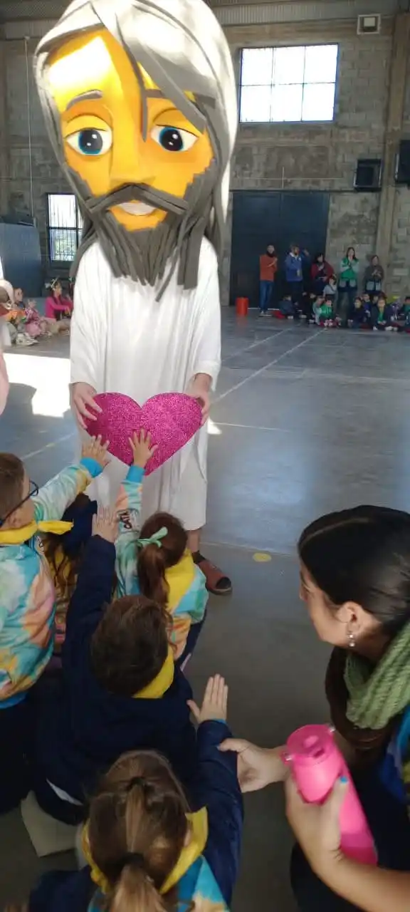 Image from Eclesia: *NIÑOS DE LOS JARDINES DE INFANTES CELEBRARON EL AÑO JUBILAR*  Para ce...
