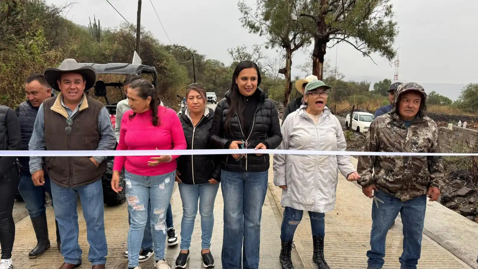 Image from Info Libre: 🚧 *Nuevas rodadas de concreto transforman el acceso a San Martín en A...