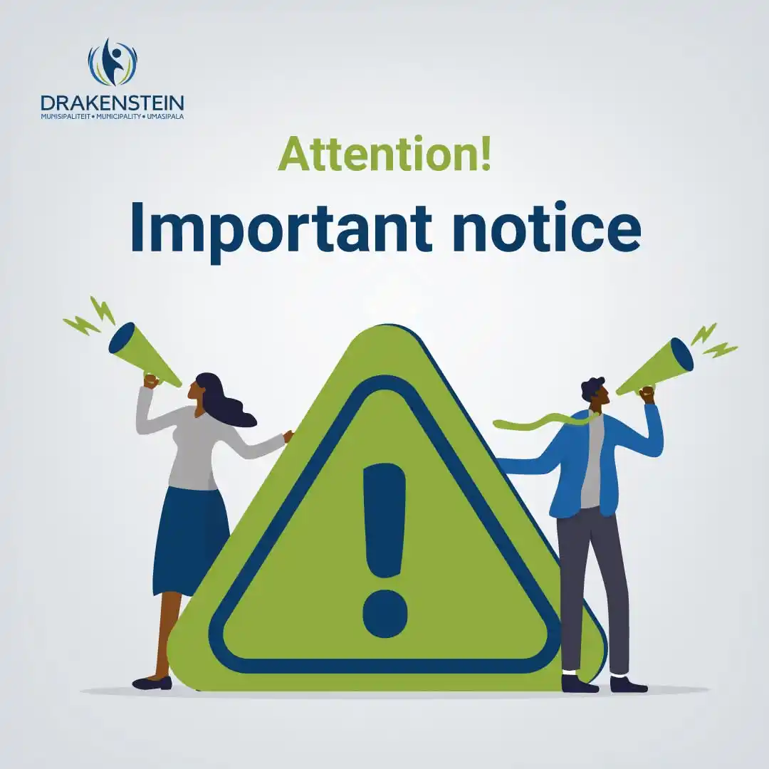 Image from Drakenstein Municipality: Please note that the streetlights in a section of Oosbosch Street, Paa...