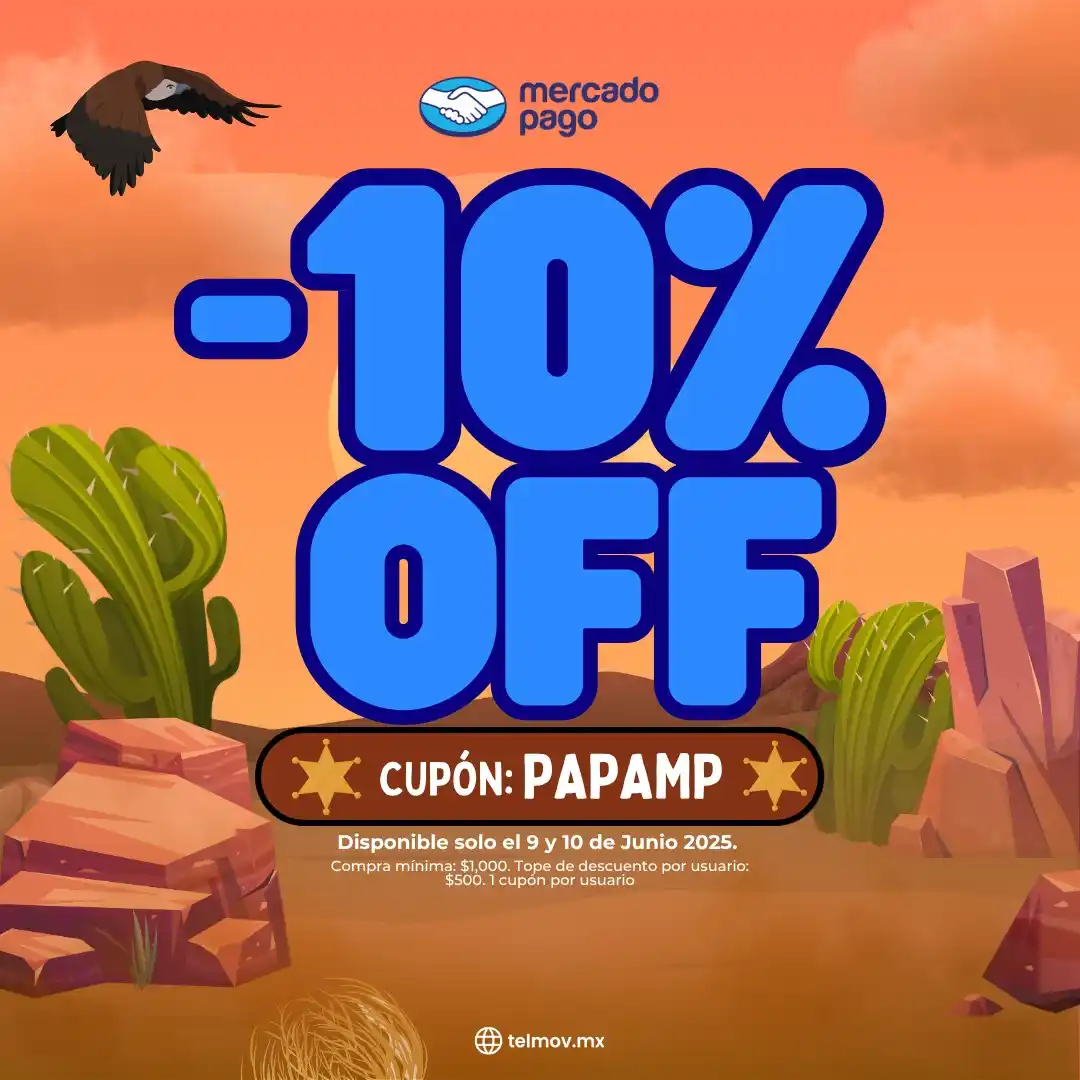 Image from telmov.mx: 🎁 Por el Día del Padre, Mercado Pago te da 10% OFF en Telmov Este 9 y...