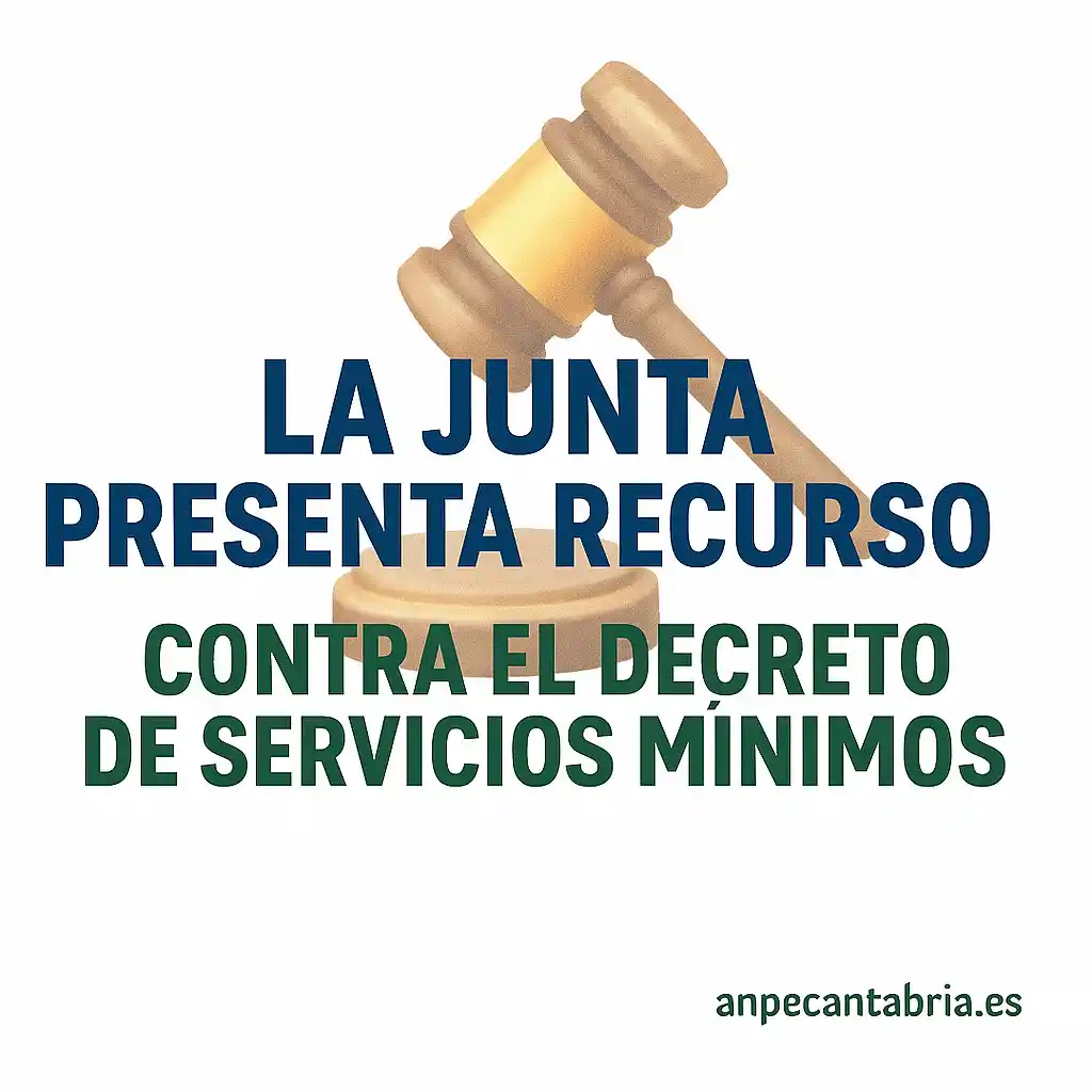Image from ANPE Cantabria: 📣 PRESENTAMOS RECURSO DE REPOSICIÓN 📄 Frente al Decreto 29/2025 del ...