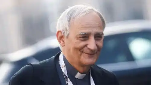 Image from Vatican News PL: *Przewodniczący Episkopatu Włoch apeluje o budowę architektury pokoju*...
