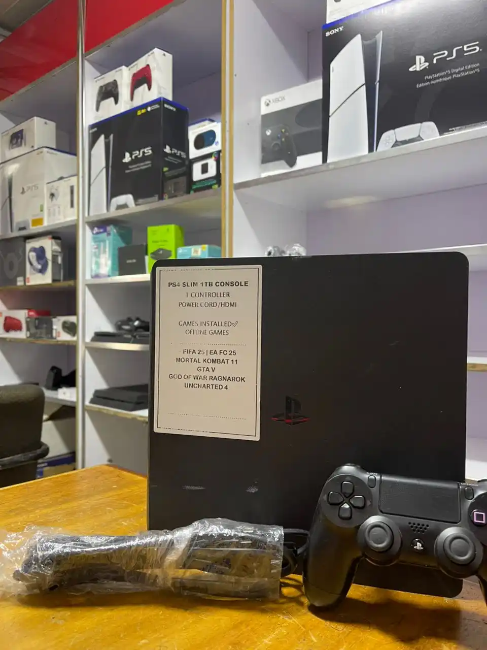 Image from AUGUST CHANNEL 💻📲🎧🎮🛜📺: 🎮 PS4 SLIM 1TB CONSOLE BUNDLE – Just ₵3300 🔥 Get ready to game witho...