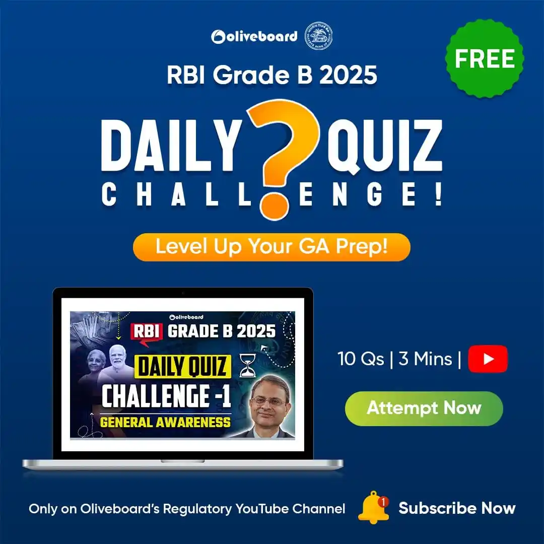 Image from RBI NABARD Exam Preparation: 🚀 RBI Grade B Daily Quiz Challenge Accelerate Your General Awareness...