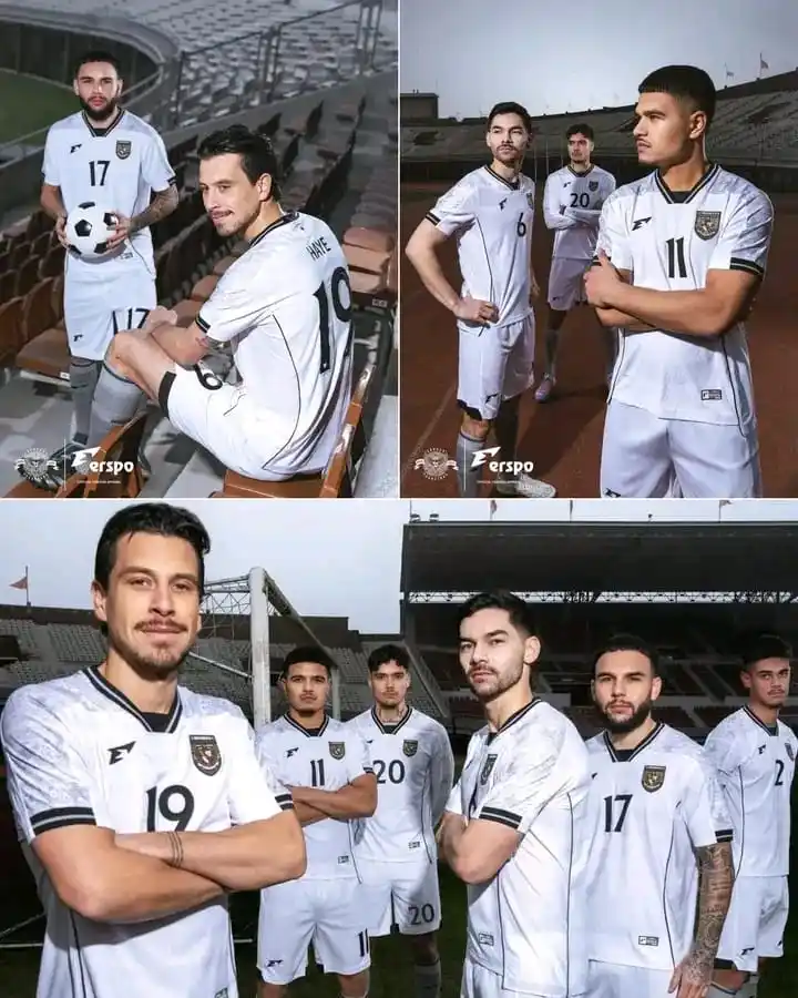 Image from Link Streaming Football: Resmi Timnas 🇮🇩 akan memakai jersey warna putih di laga away melawa...