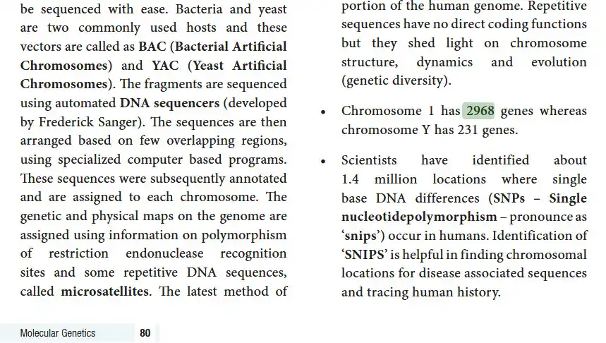 Image from Bio360 NCERT Line By Line 🚀🚀: TN Stateboard book Pg: 50 Ch:5 Molecular genetics...