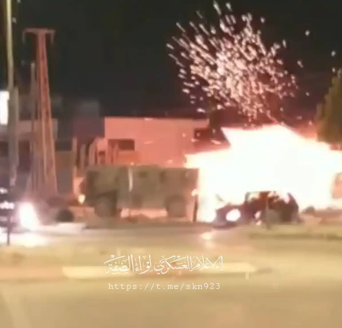 Image from مجاهد ټکی ڪام Mujahid.com: تیره شپه جنین کي د اسرائیلو پر پوځي کارون برید سوی دی🔥...