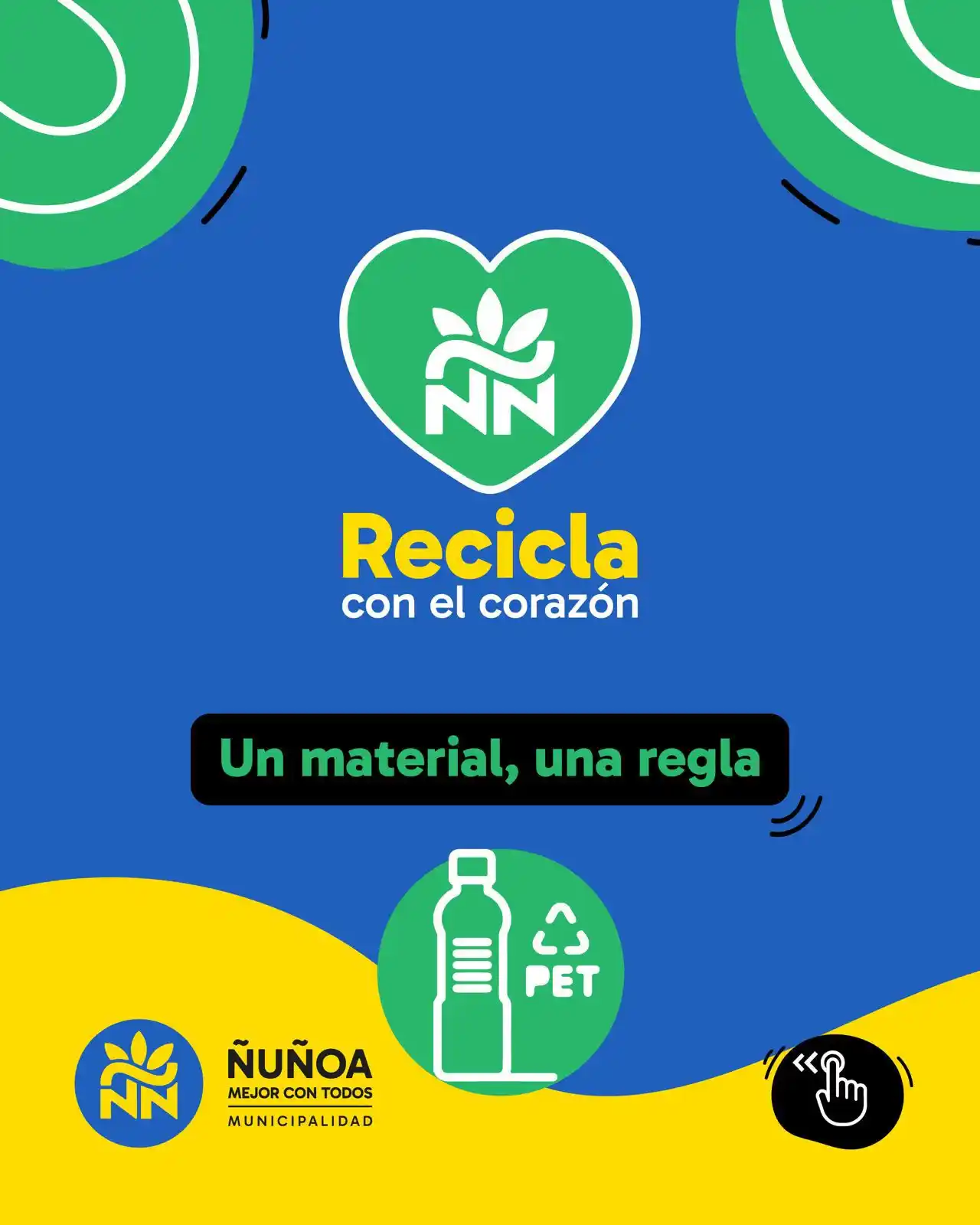 Image from 📢 #ÑuñoaAlDía • Sector 2: ♻️ ¡Una botella, una acción concreta! En Ñuñoa reciclamos con el coraz...