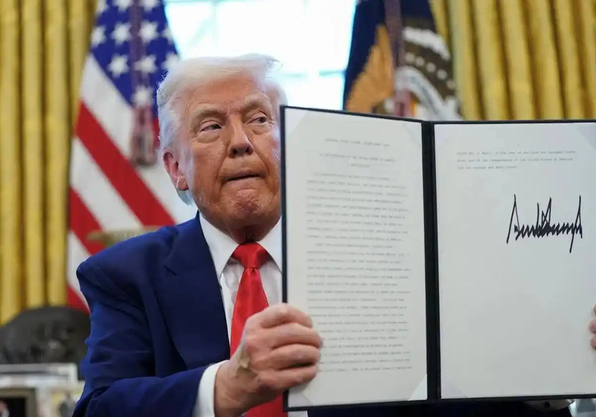 Image from Miguel Domínguez: 🇺🇸🛫🇻🇪 Trump firma orden que prohíbe totalmente el ingreso a EE.UU...