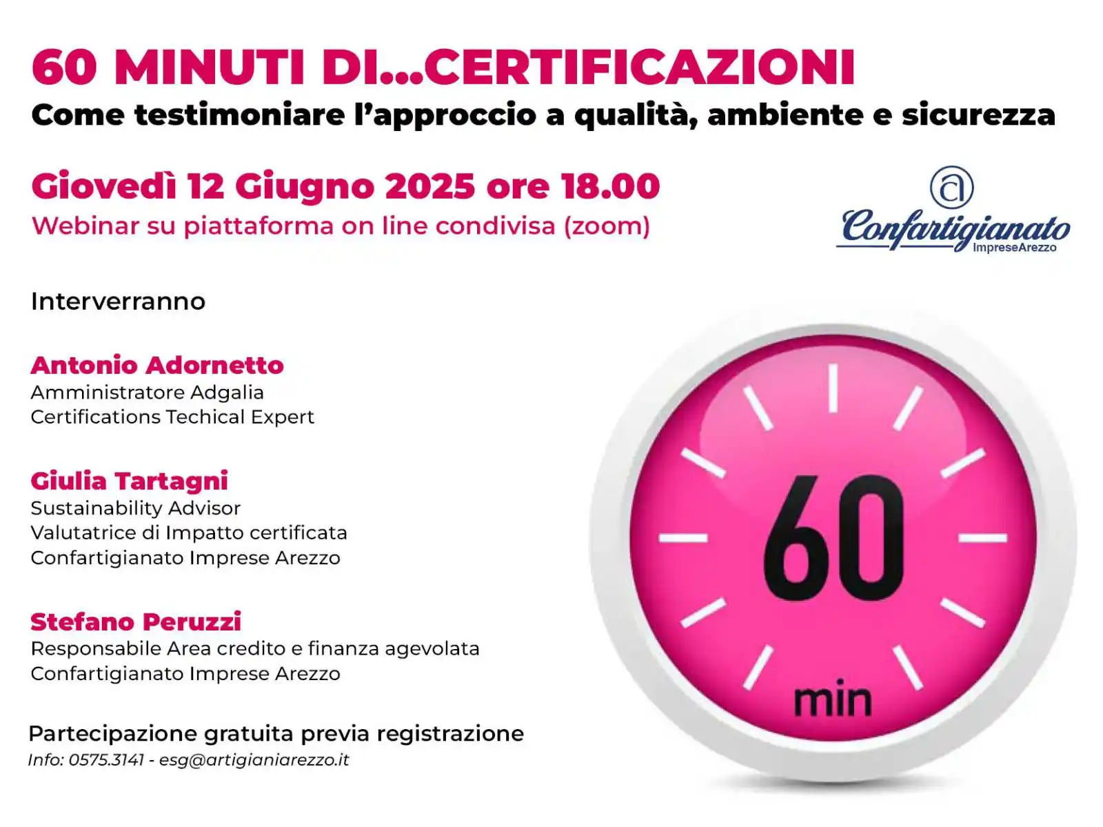 Image from Confartigianato Arezzo: โฑ ๐๐๐๐ข๐ง๐๐ซ | ๐๐ ๐๐ข๐ง๐ฎ๐ญ๐ข ๐๐ขโฆ๐๐๐ซ๐ญ๐ข๐๐ข๐๐๐ณ๐ข๐จ๐ง๏ฟฝ...