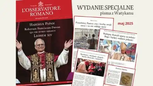 Image from Vatican News PL: *Wydanie specjalne „L’Osservatore Romano”: rozpoczął się pontyfikat po...