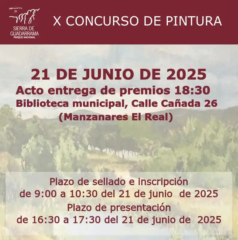Image from Parque Nacional de la Sierra de Guadarrama: *X Concurso de Pintura del Parque Nacional de la Sierra de Guadarrama*...