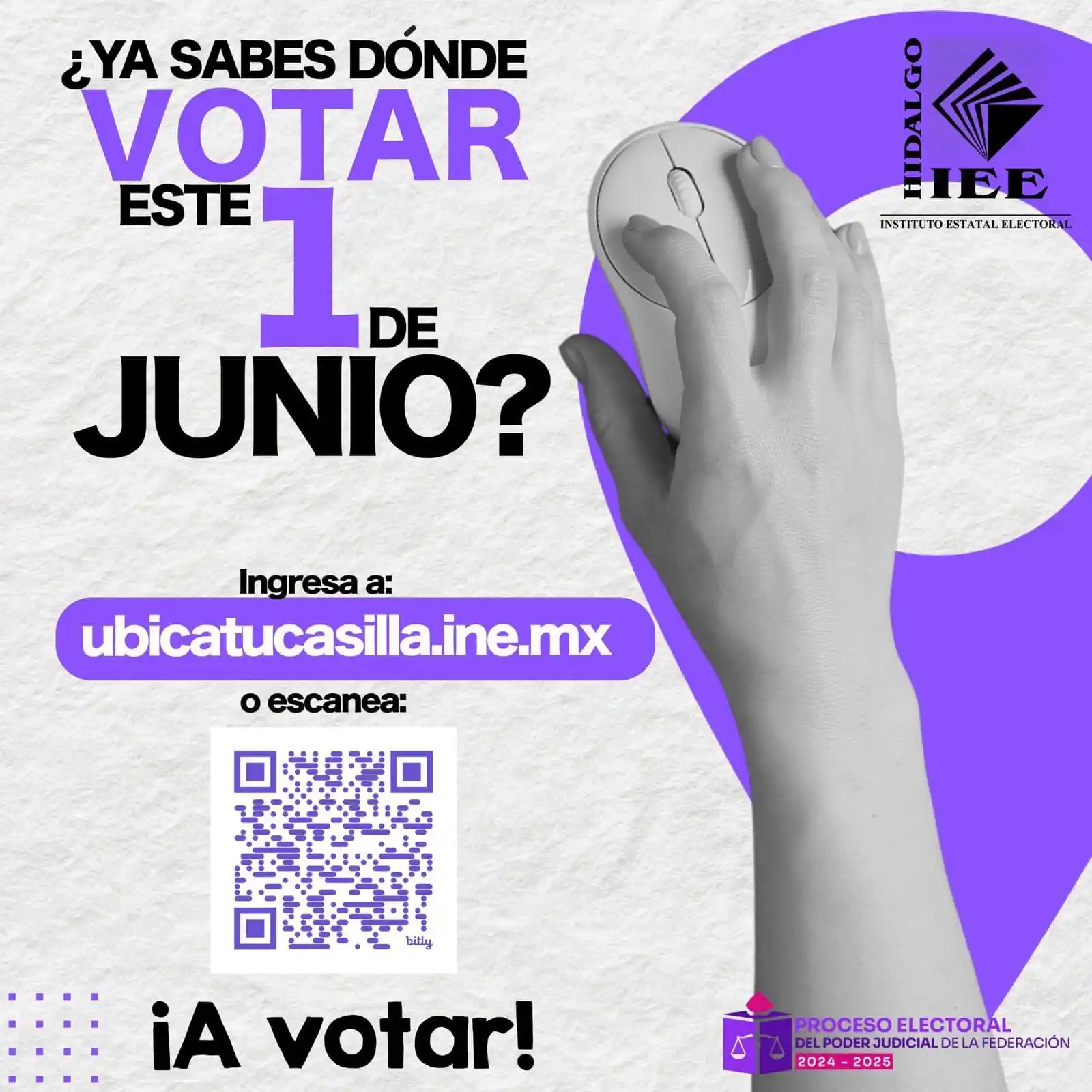 Image from IEEHidalgo: ¿Ya sabes donde podrás votar en las <a class="text-blue-500 hover:unde...
