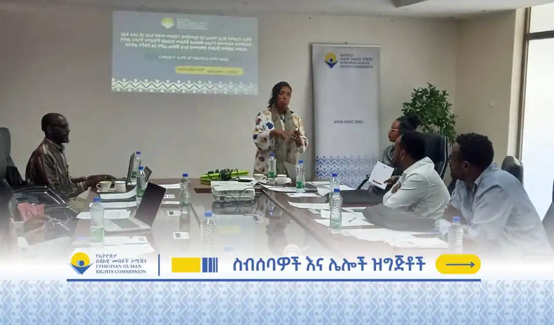 Image from Ethiopian Human Rights Commission - ኢሰመኮ: የትምህርት መብት፡- በአካል ጉዳተኛ ተማሪዎች የሰብአዊ መብቶች ሁኔታ ላይ የተካሄደ ውይይት ... የአካል ጉዳ...