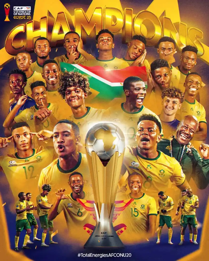 Image from GOAL South Africa: ๐ฟ๐ฆ ๐๐๐๐๐๐๐๐๐ ๐ฟ๐ฆ Amajita beat Morocco ๐ฒ๐ฆ 1๏ธโฃ - 0๏ธโฃ to ...
