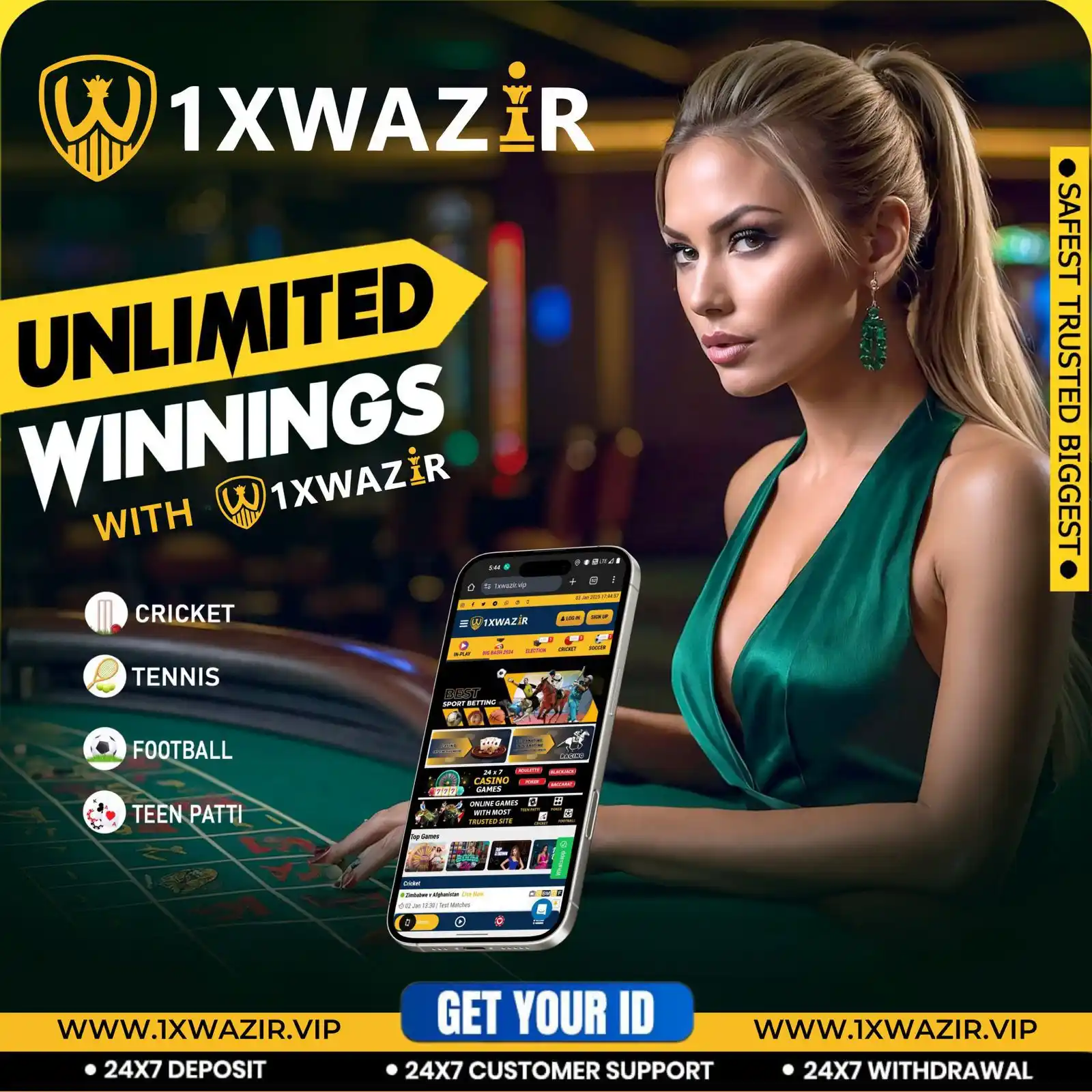 Image from Cravings: *🎰 1xWAZIR: Jeeto Bada, Khelo Beshumar! 🎯* 💥 Aapka trusted gaming p...