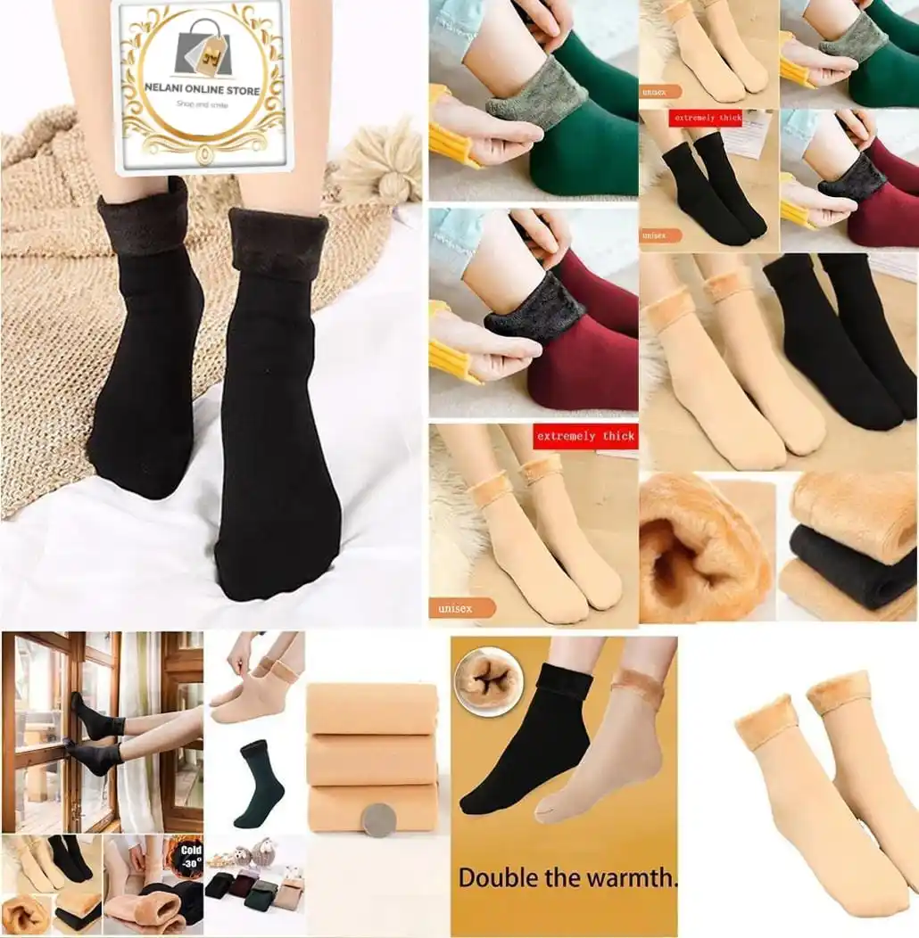 Image from Nelani Online Store: Adults tube thermal socks R10 per pair R24 for 3 pairs...