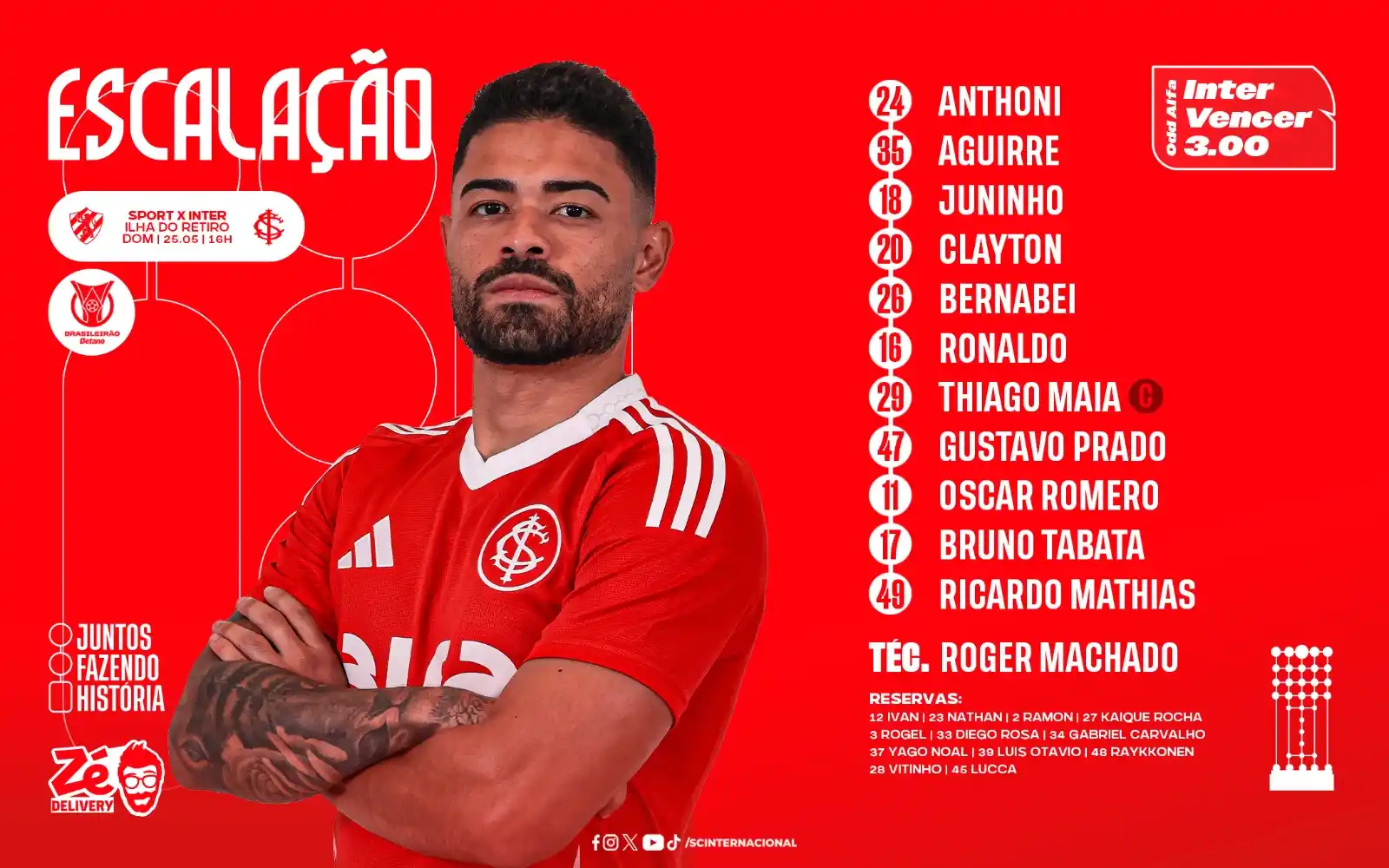 Image from Mundo Colorado | Inter Oficial: 📝 𝗖𝗢𝗟𝗢𝗥𝗔𝗗𝗢 𝗘𝗦𝗖𝗔𝗟𝗔𝗗𝗢! 🇦🇹✔  O Clube do Povo está defi...