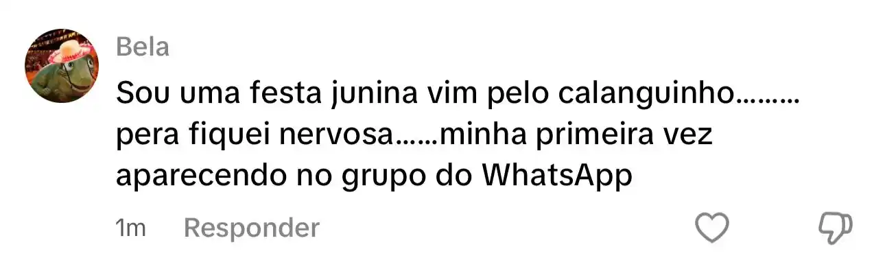 Image from Netflix Brasil: Essa calanguinha ficou nervosa....
