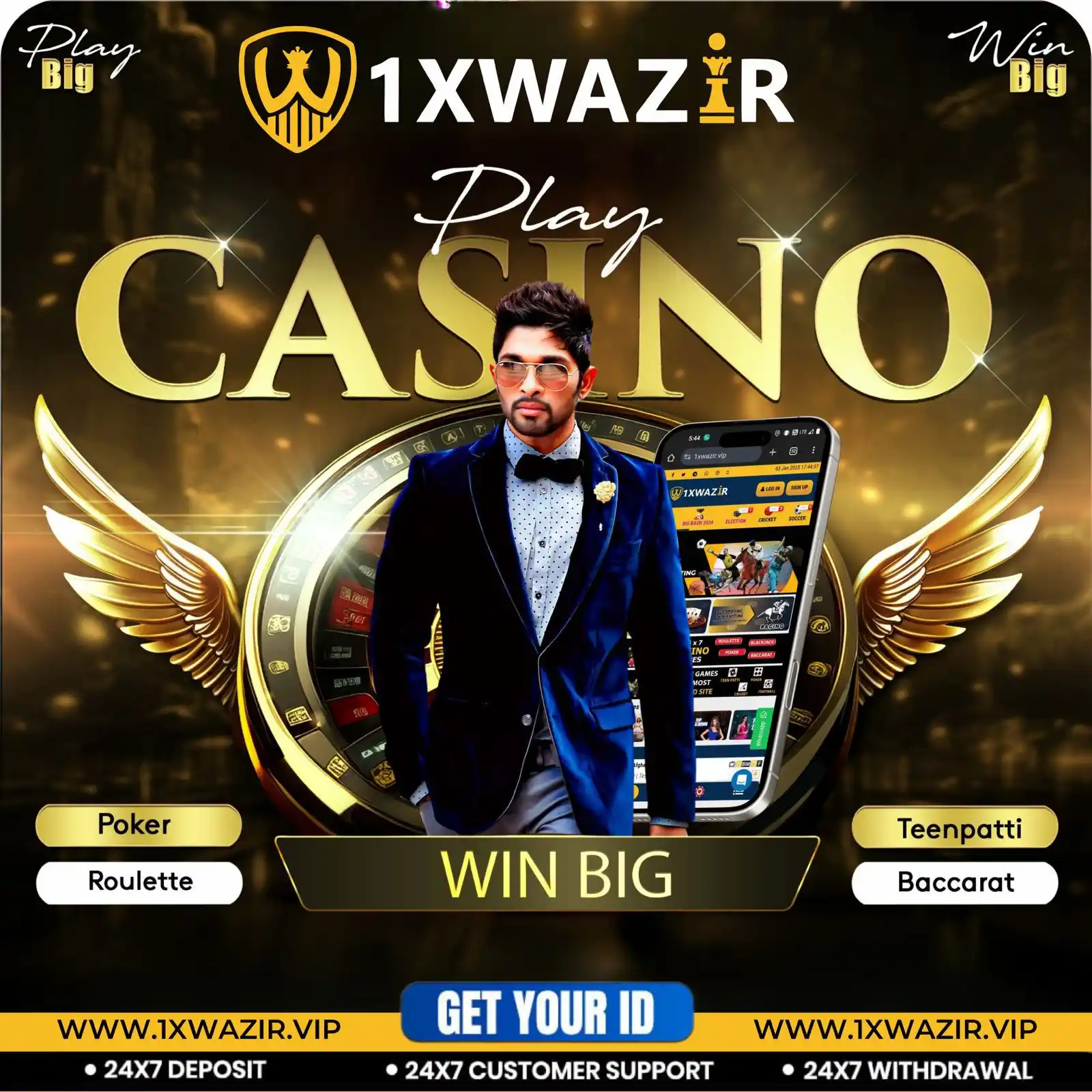 Image from Matlabi Duniya: *🎲💰 Experience the Ultimate Thrill with 1xWAZIR! 💰🎲* Looking for ...