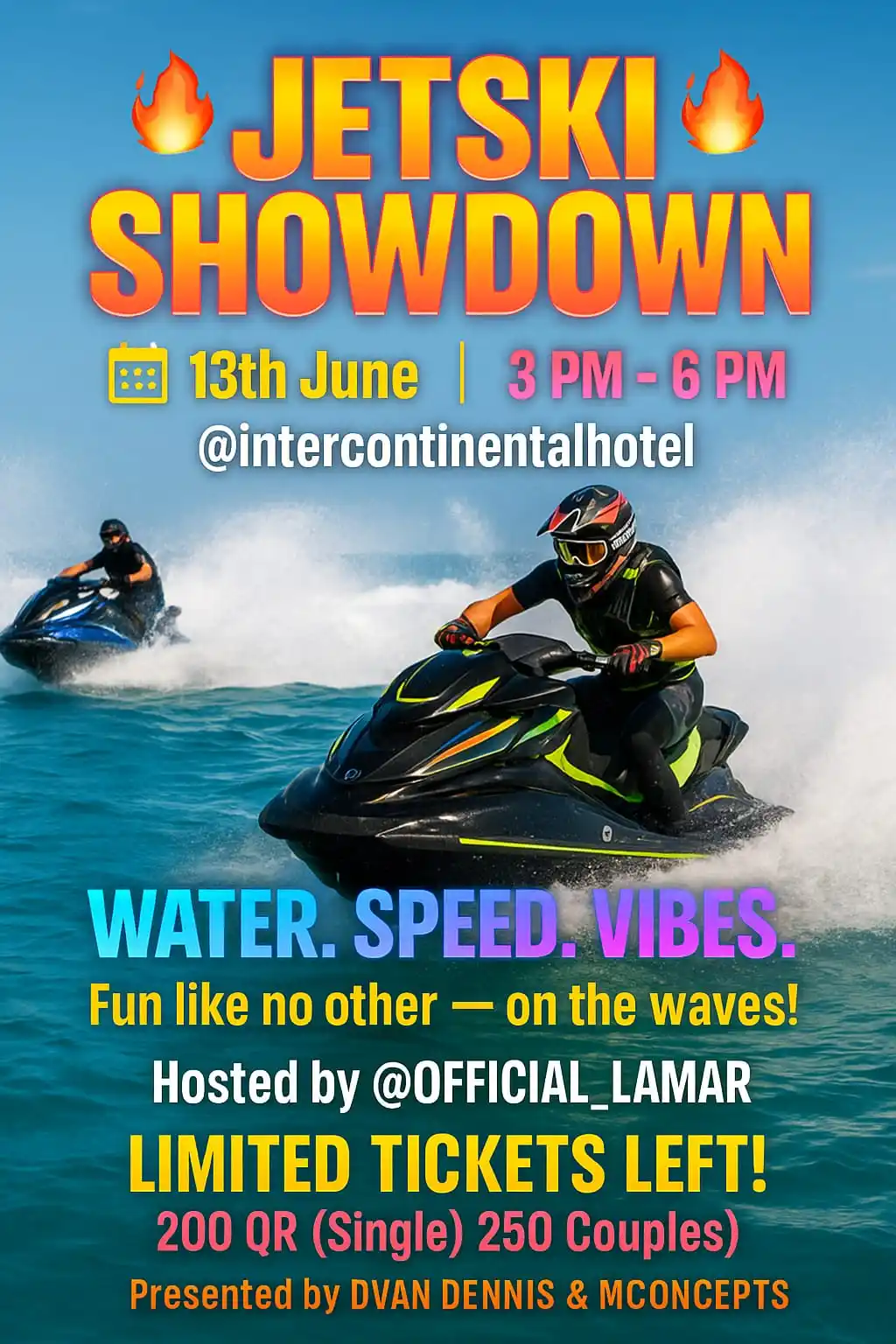 Image from DOHA GOSSIP CLUB👽🔥❤️💔🫀: 🚨 FINAL CALL! 🚨 Jetski Showdown is hitting the waves 🌊 on 13th June...