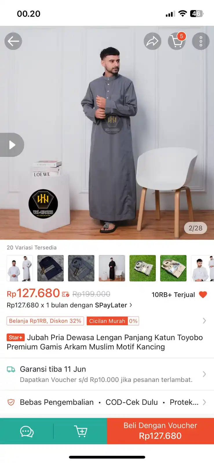 Image from Racun shopee 🛒🎀: Gamis pria https://s.shopee.co.id/9f8ywDobIJ...