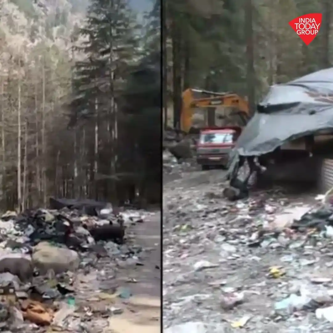 Image from India Today Magazine: *Himachal floats tender for waste management plant as Kasol faces garb...