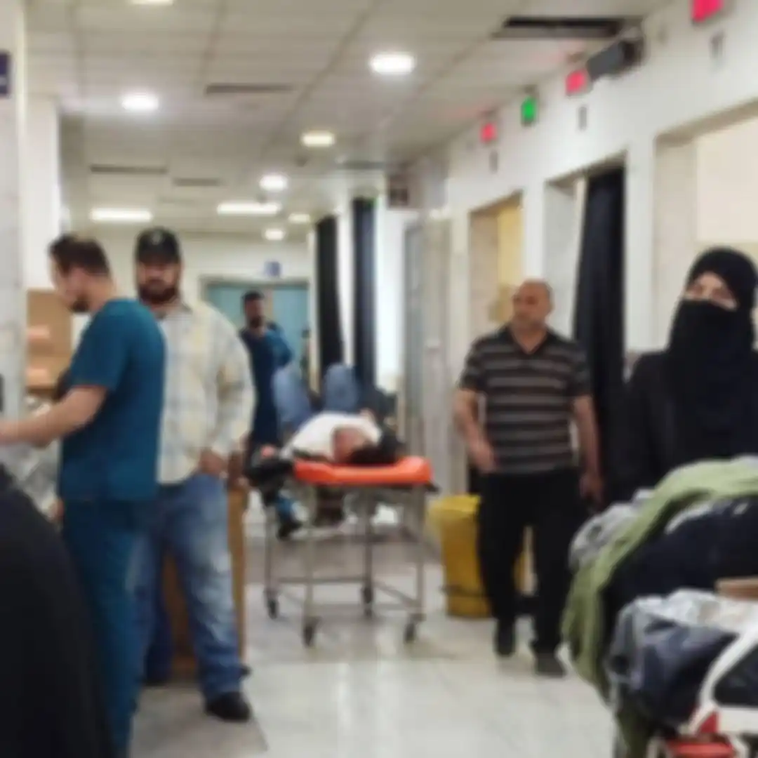 Image from وكالة المشهد السوري : مسلخ المجتهد  اليوم صباحاً بعد حادث سير تعرض له اخي و جدتي تم نقلها بش...