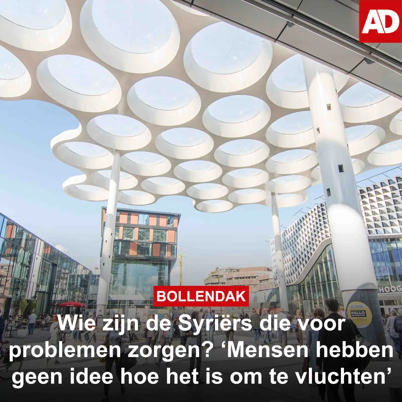 Image from AD Utrecht: *Syrische jongeren* zorgen voor veel overlast en criminaliteit op en r...