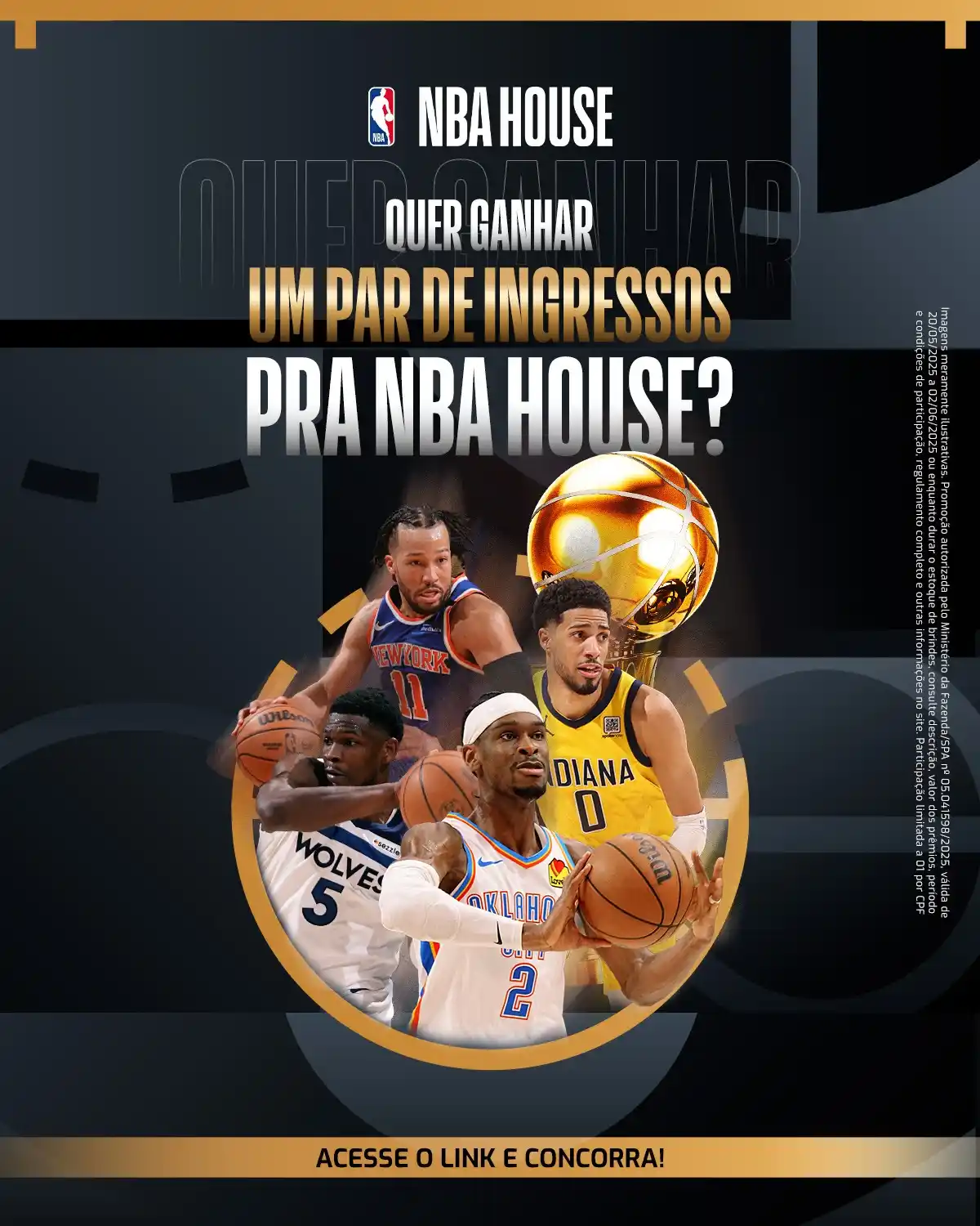 Image from NBA Brasil: TEM NOVIDADE NA ÁREA!🚨🚨 Você terá a chance de concorrer a INGRESSOS...