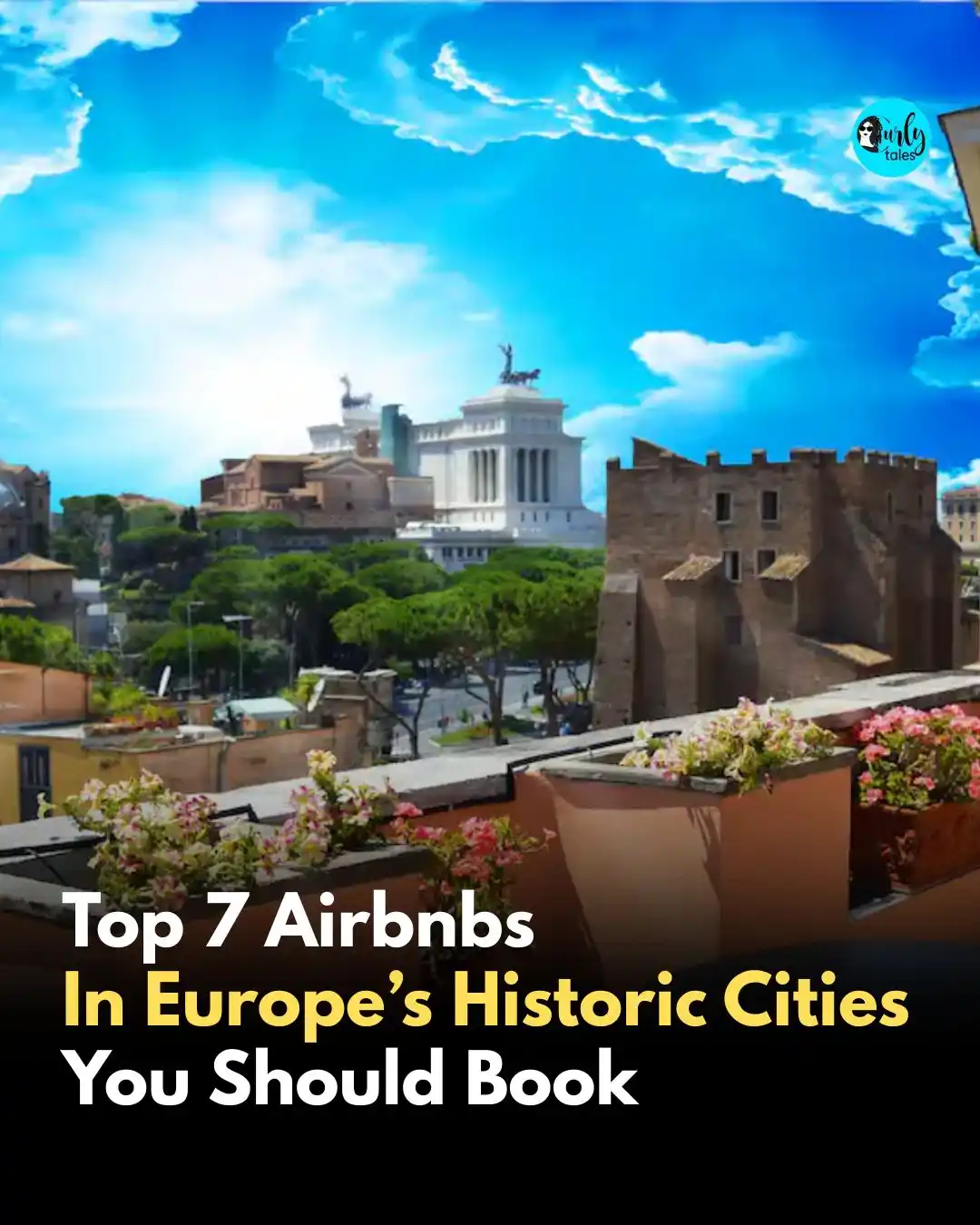 Image from CurlyTales: Top 7 Airbnbs In Europe’s Historic Cities You Should Book 🤌🏻  Waking...