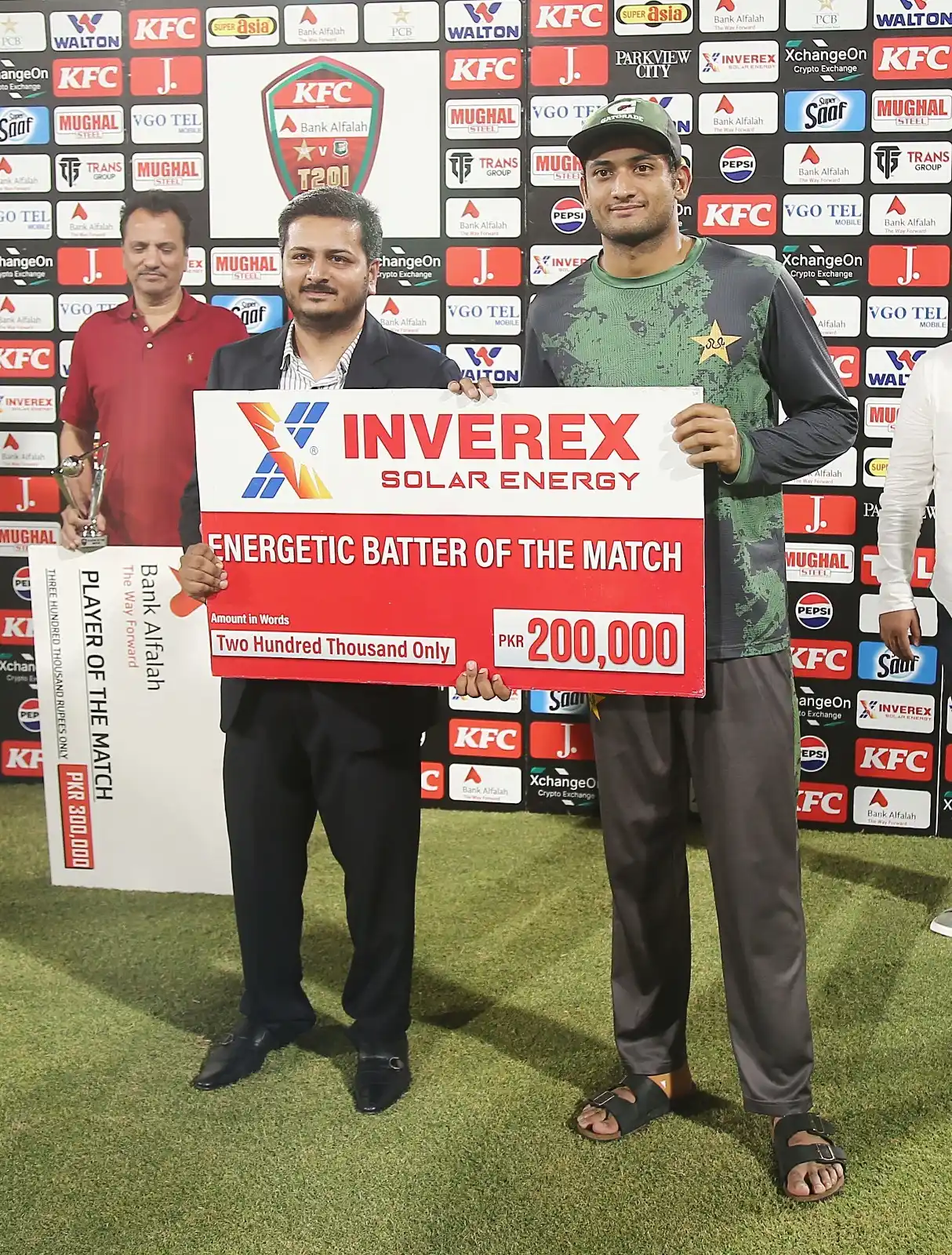 Image from Pakistan Cricket Team: Young gun Hasan Nawaz scored his maiden 5️⃣0️⃣ — another milestone alo...